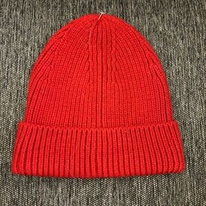 GAP Red Knit Beanie